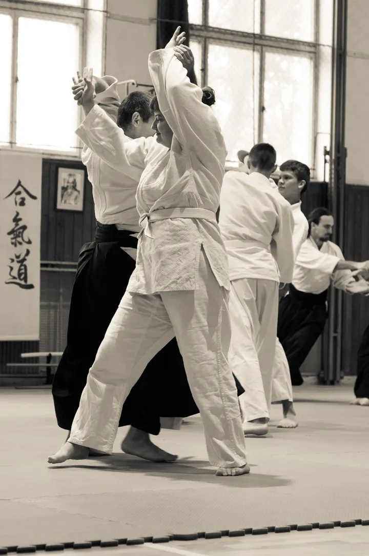 Aikido training at Aikido Dojo Tadashi Vráble