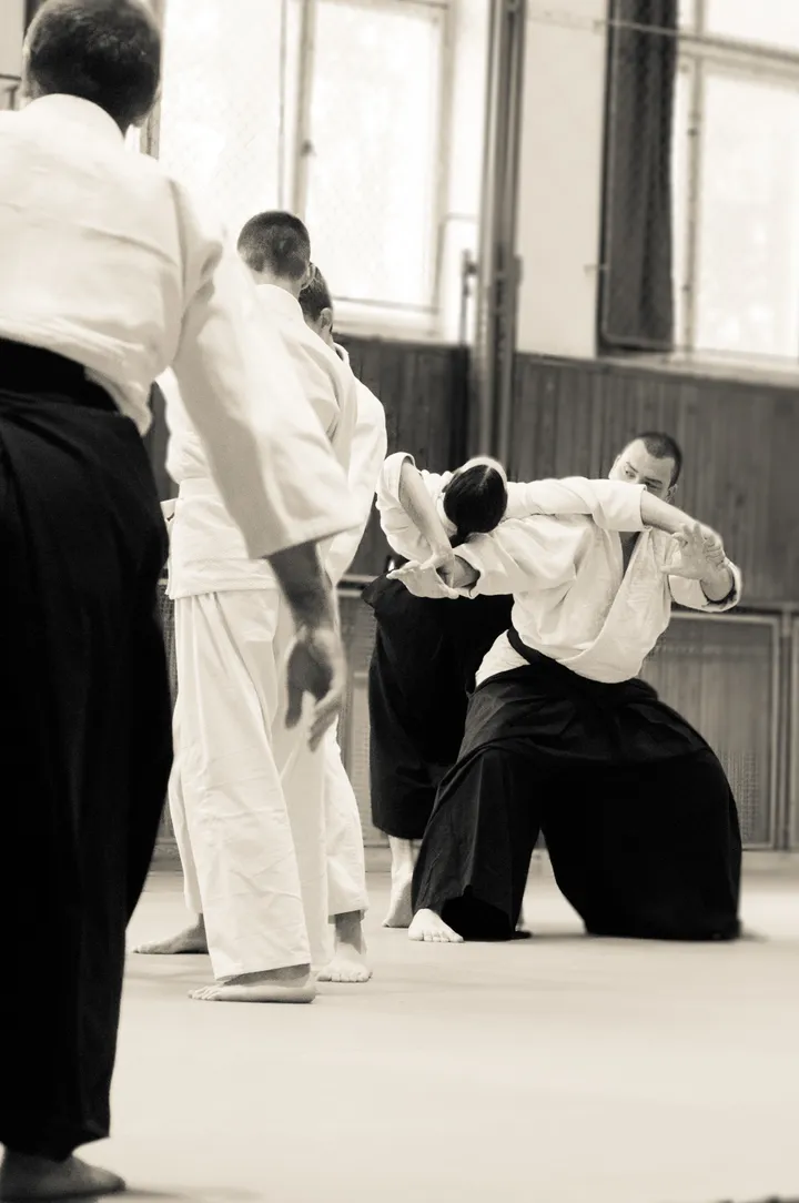 Aikido training at Aikido Dojo Tadashi Vráble
