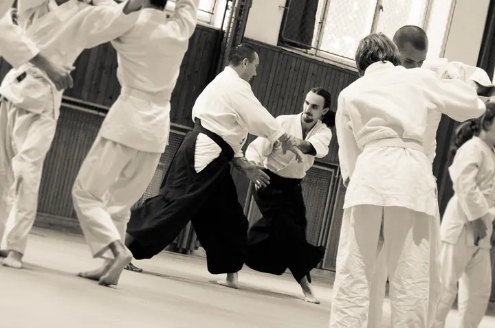Aikido training at Aikido Dojo Tadashi Vráble