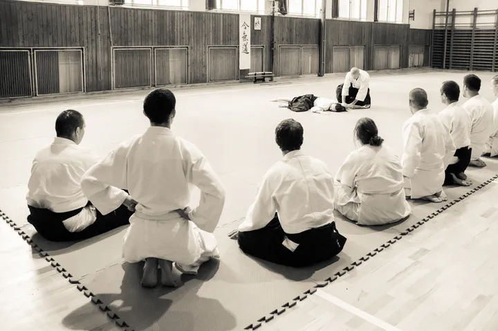 Aikido training at Aikido Dojo Tadashi Vráble