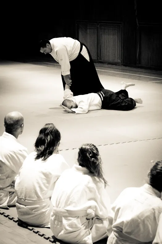 Aikido training at Aikido Dojo Tadashi Vráble