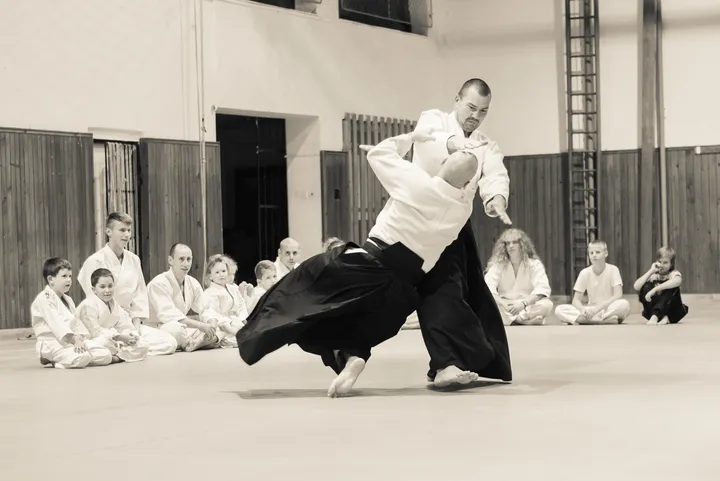 Aikido training at Aikido Dojo Tadashi Vráble