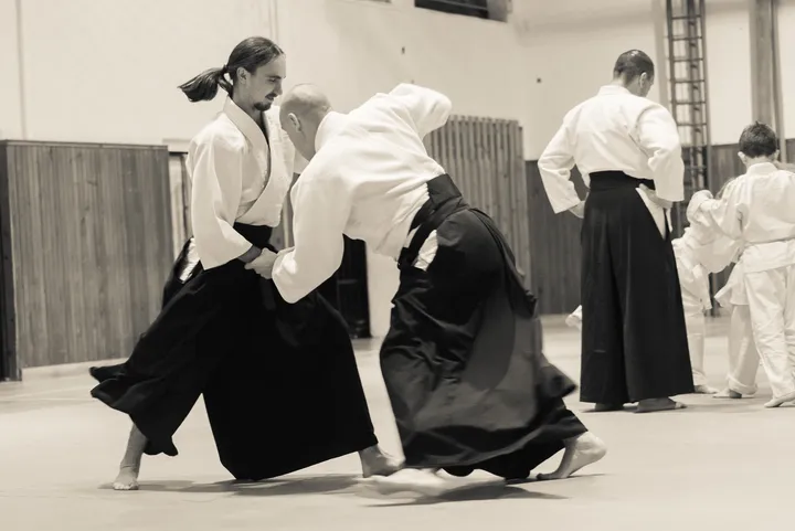 Aikido training at Aikido Dojo Tadashi Vráble
