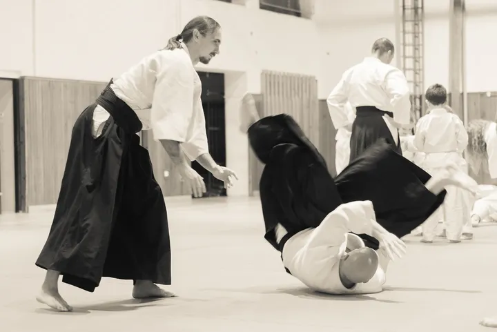 Aikido training at Aikido Dojo Tadashi Vráble
