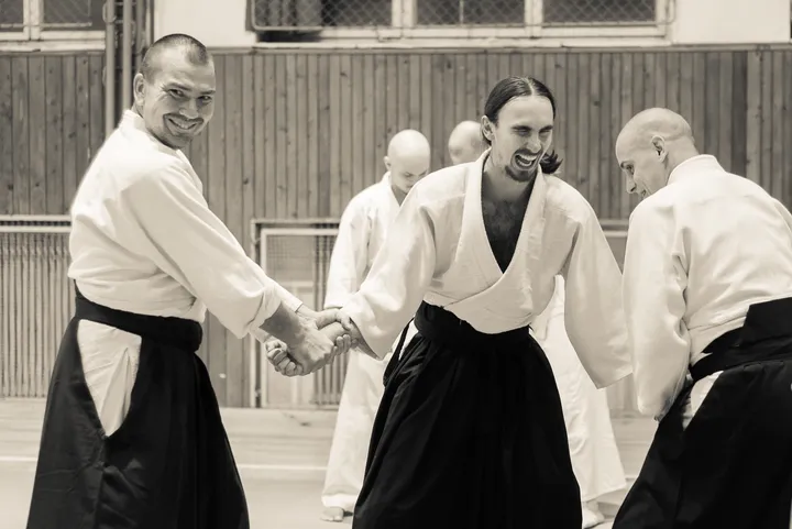 Aikido training at Aikido Dojo Tadashi Vráble